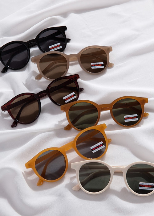 원형 여름 뿔테 안경 선글라스 6color