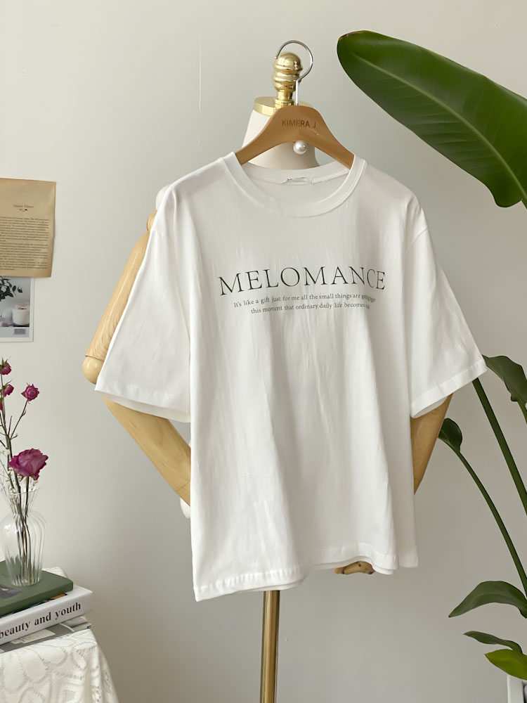 1+1 멜로망 빈티지 반팔 티셔츠 4color